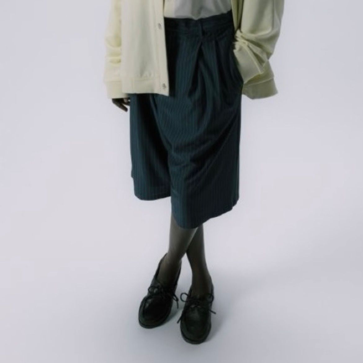 【残り一点】36G Silk Stripe Shorts