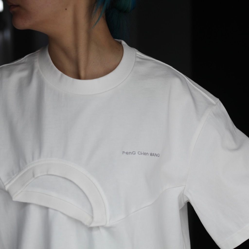 Feng Chen Wang - 【残り一点】Panelled Collar T-shirt | ACRMTSM ...