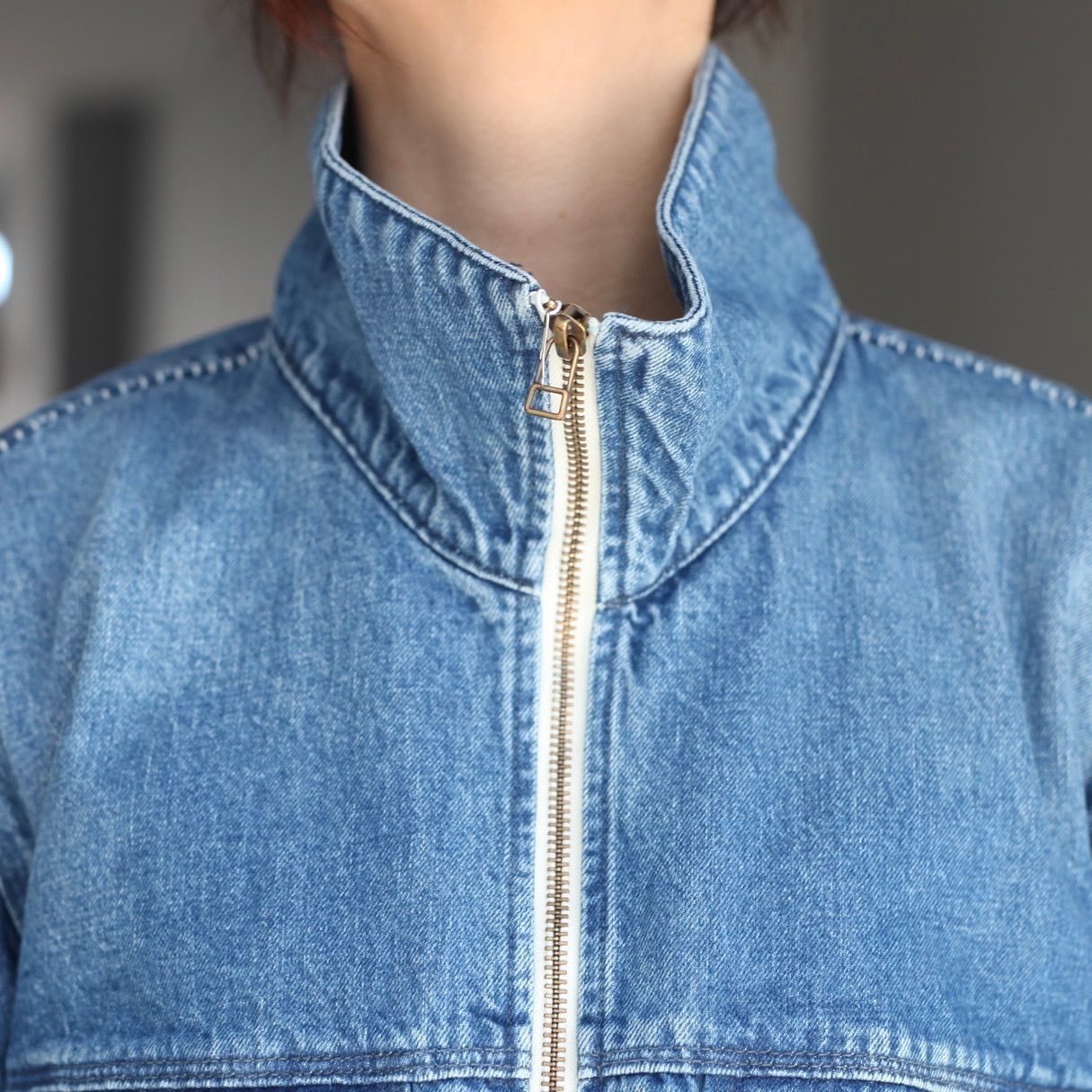 【残り一点】12.5OZデニムブルゾン(USED)