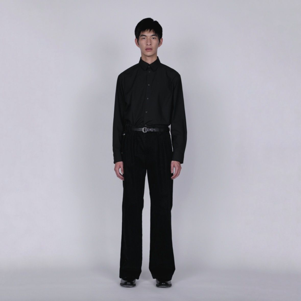 【残り一点】Flocked Denim Wide Tailored Pants