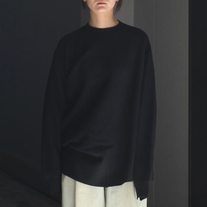 【残りわずか】Extra Fine Wool Knit Deformed LS