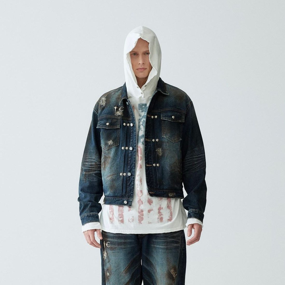 【残り一点】Burn Down Denim Jacket