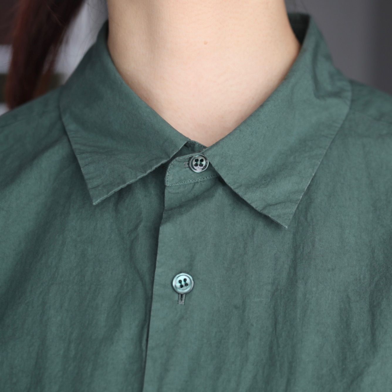 【残り一点】Regular Collar Shirt(MAX HIGH COUNT TYPEWRITER)