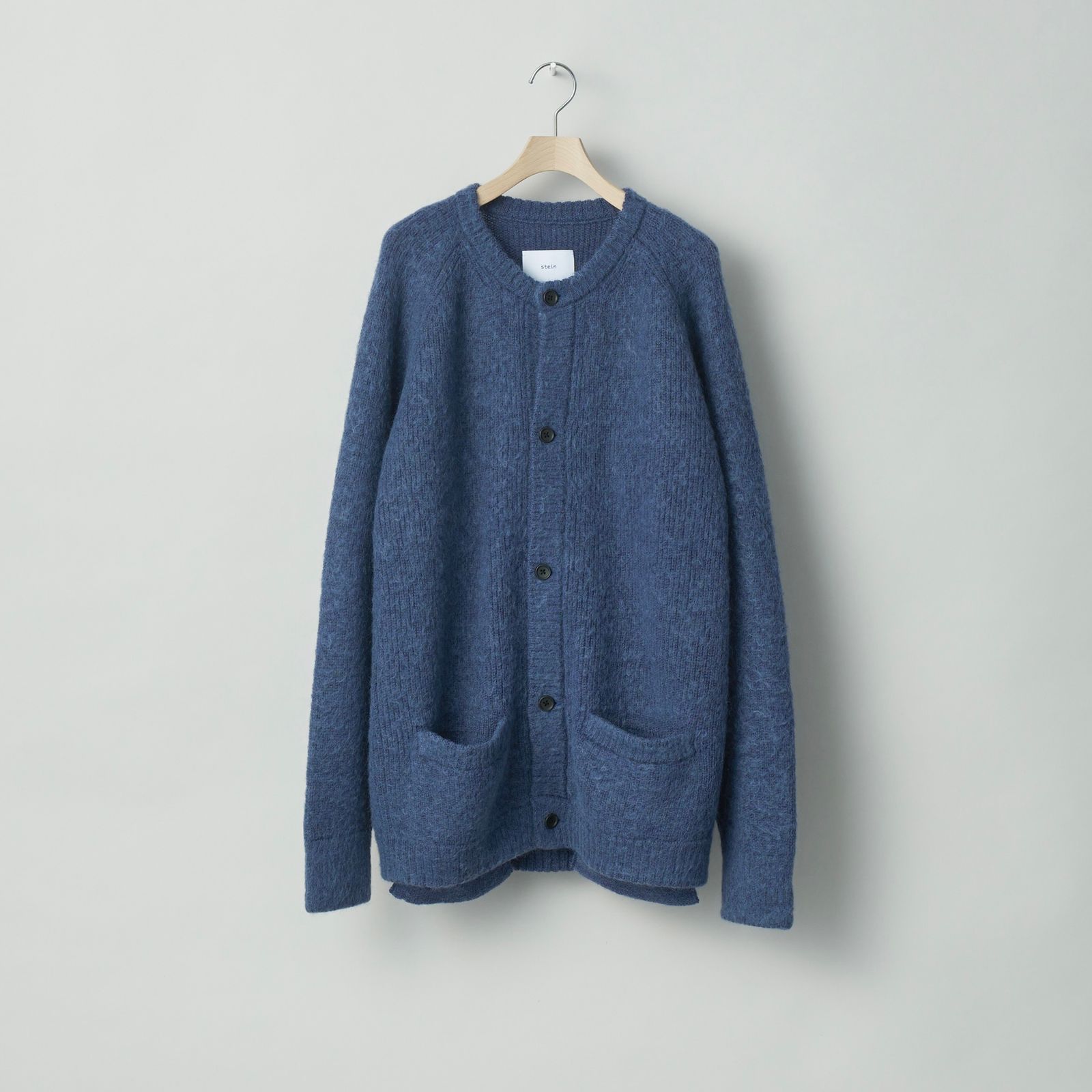 話題の行列 カーディガン stein kid mohair cardigan 20aw