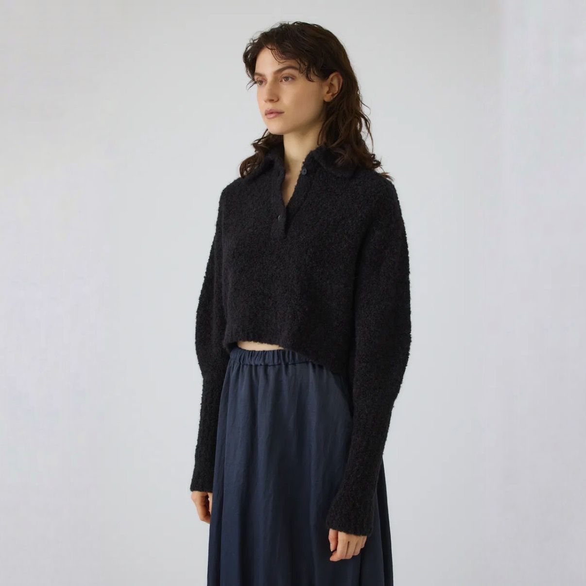【残り一点】Boucle Short Knit
