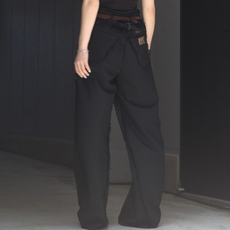 MINUS - 【残り一点】Slash Seam Twist Wide Trousers(CLASSIC MINUS - 【残り一点】Slash Seam Twist Wide Trousers(CLASSIC