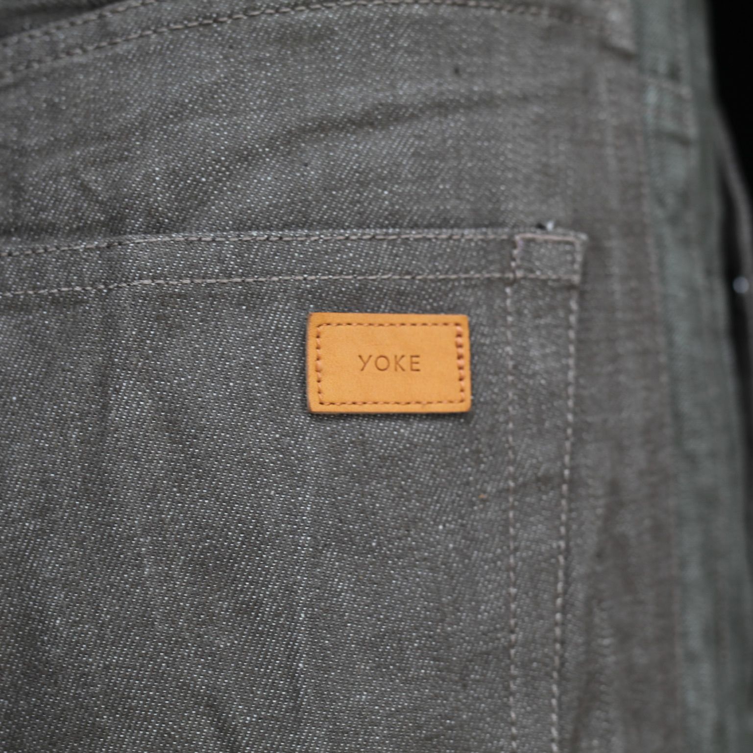 2021 新作】 Trousers YOKE Denim Straight ヨークConnected 7P 【残り