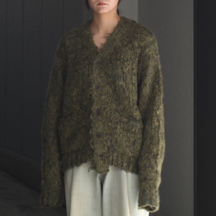 【残り一点】3Color Mix Mohair Cardigan