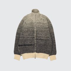 【残り一点】Gradation Front Zip Knit