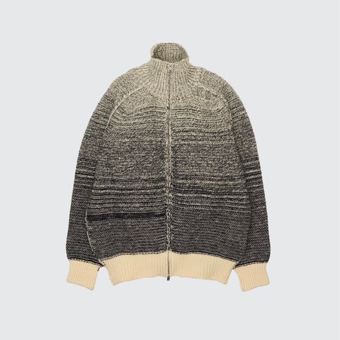 【残り一点】Gradation Front Zip Knit