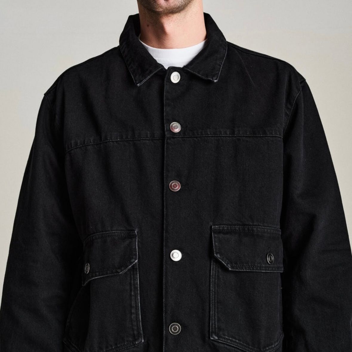pop trading company カバーオール　ダック地　ジャケット pop trading company カバーオール ダック地 ジャケット