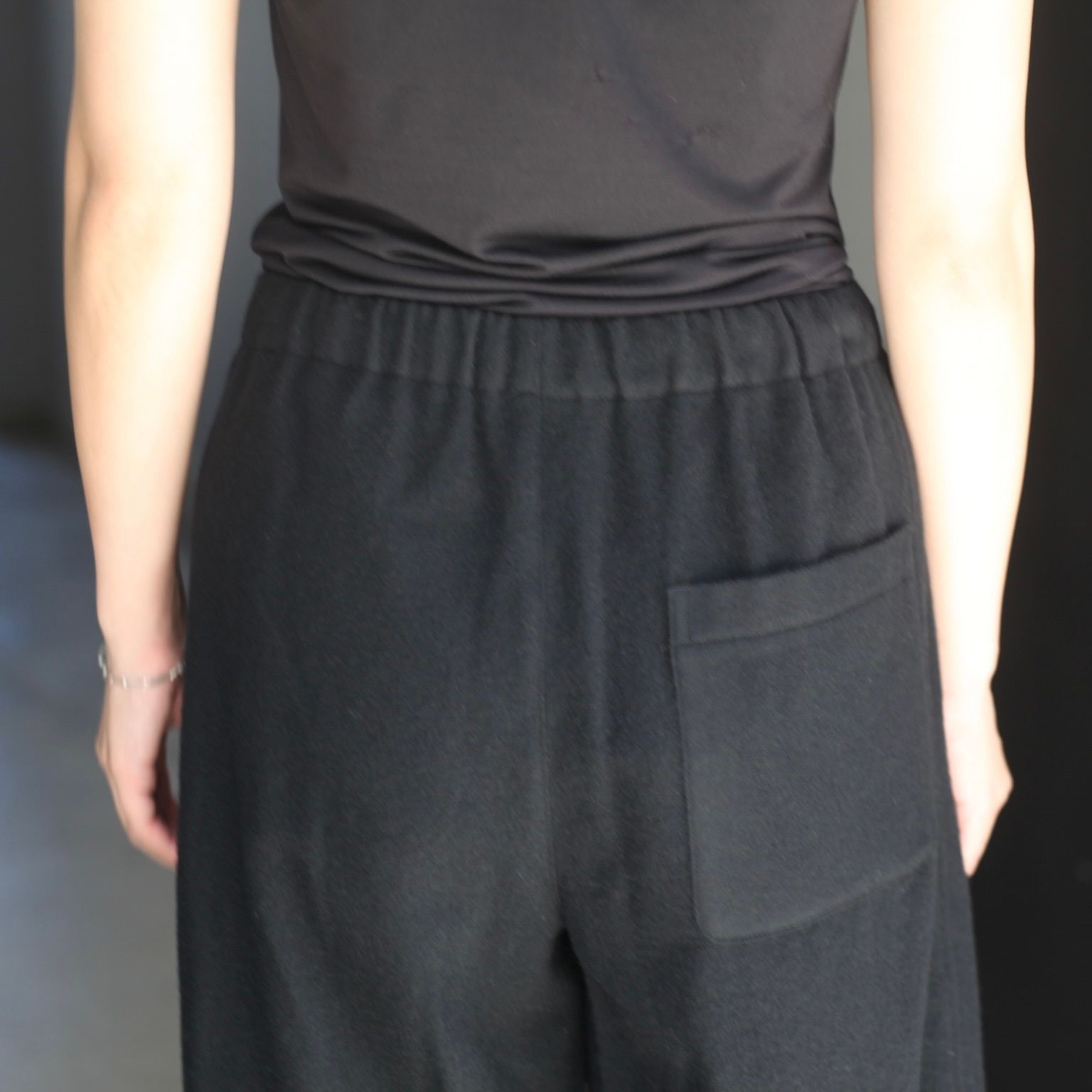 【残り一点】Wool/Cashmere Fleece Easy Twist Trousers