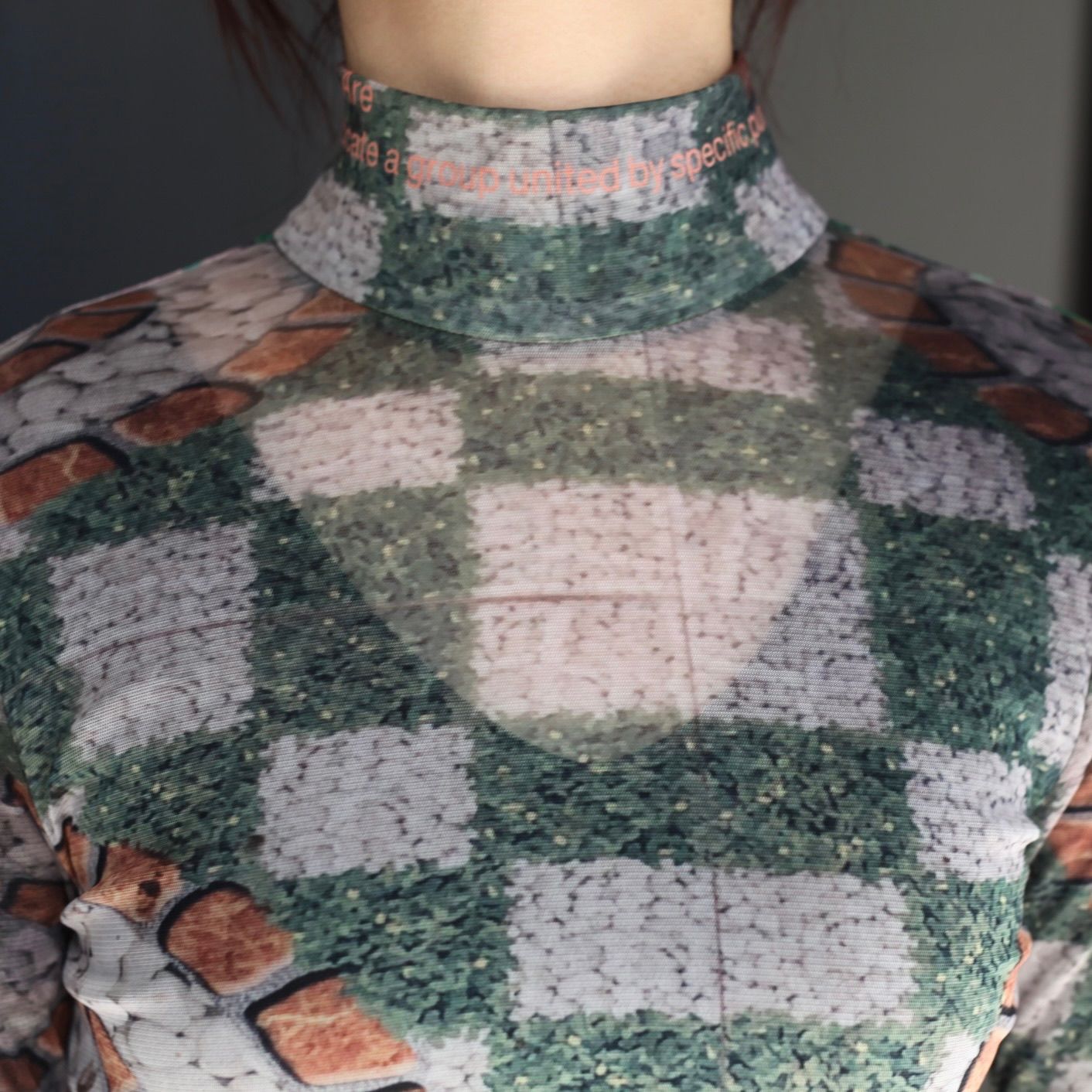 【残り一点】Graphic Mesh Top A