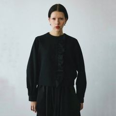【残り一点】CLO Black Frill Pullover