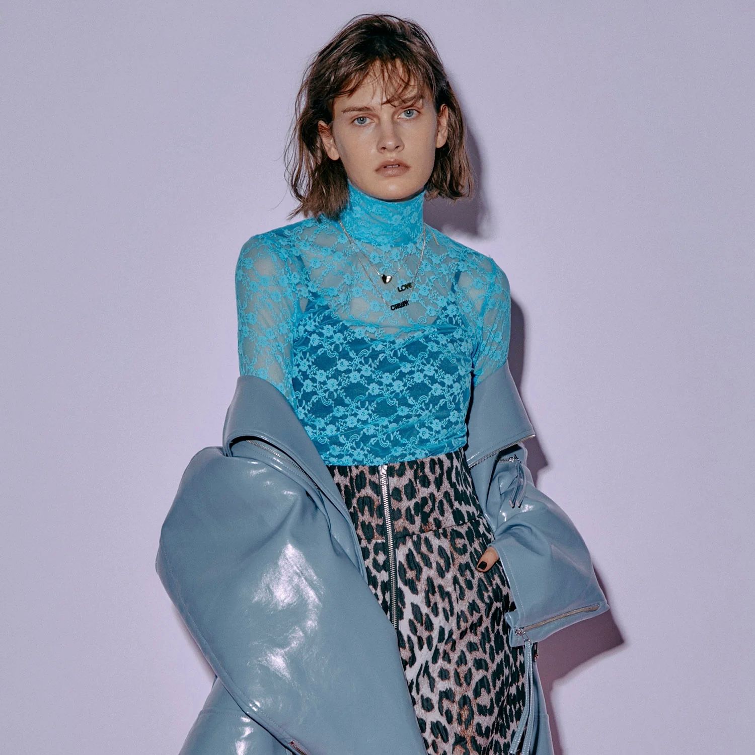 【残り一点】Lace Turtle Top