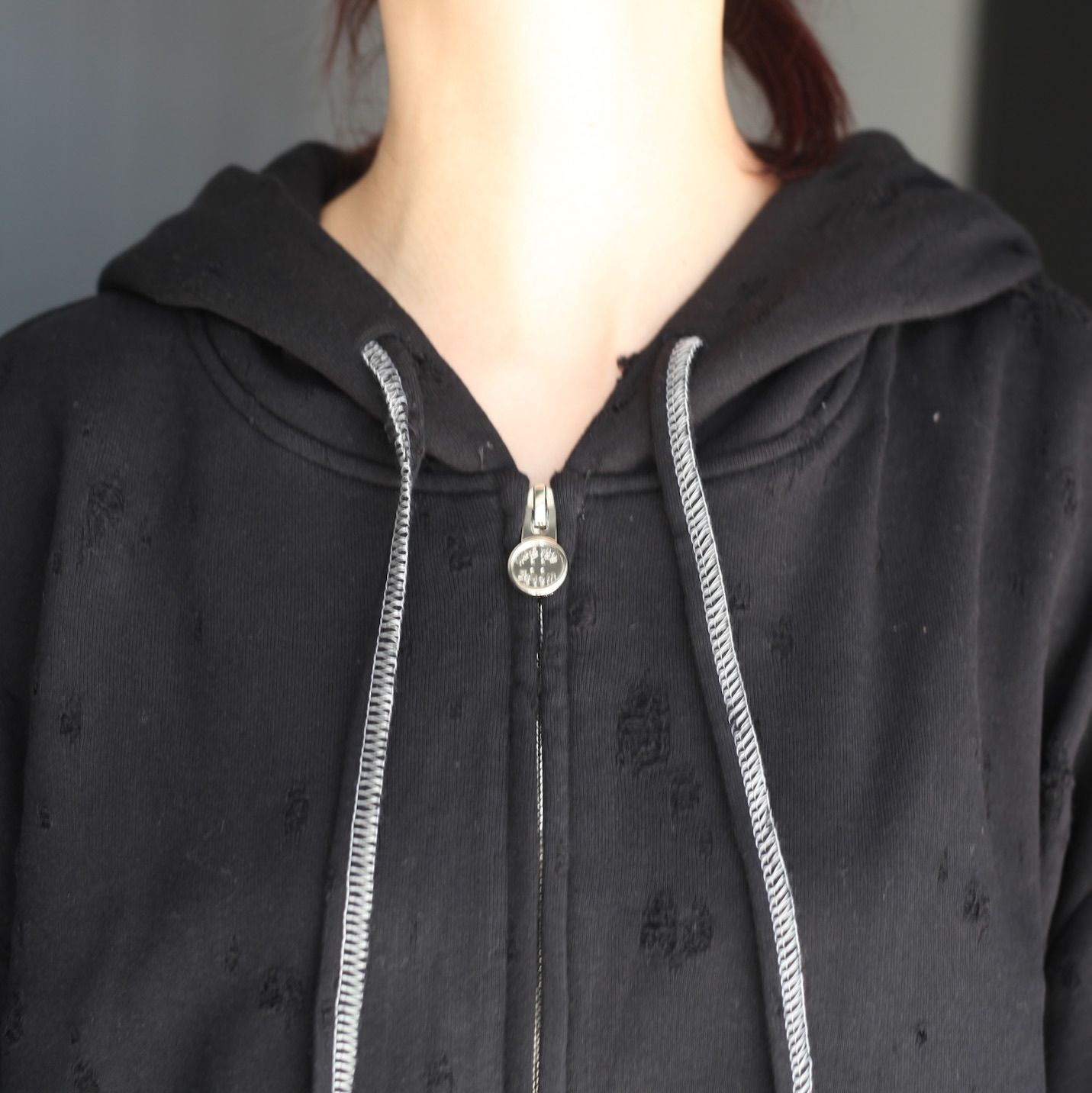「寂静」 SHINYAKOZUKA - 【残り一点】Old Style Zip Hoodie | ACRMTSM