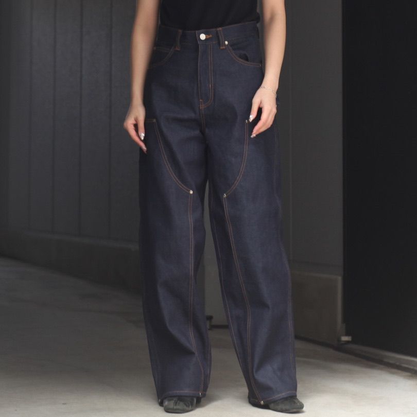 【残り一点】Double Leg Loose Fit Jeans