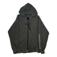 【残り一点】Bootleg Zip Up Hoodie With Damaged(BOX)