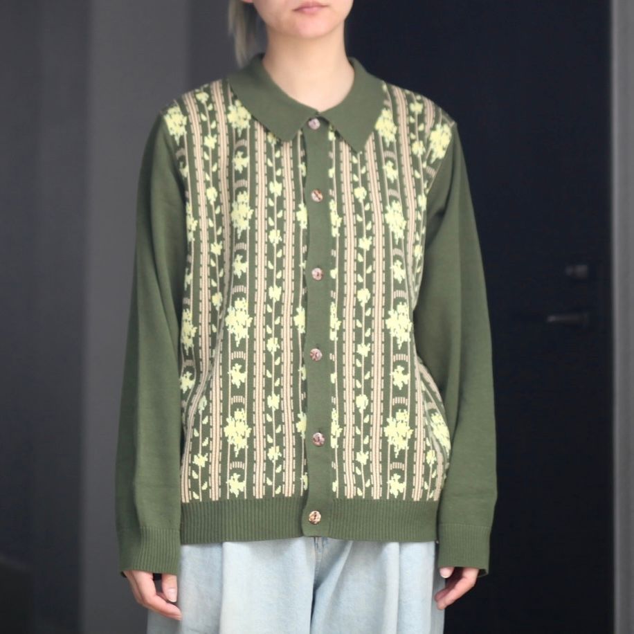 TTT MSW Flower Jacquard Knit Cardigan - トップス