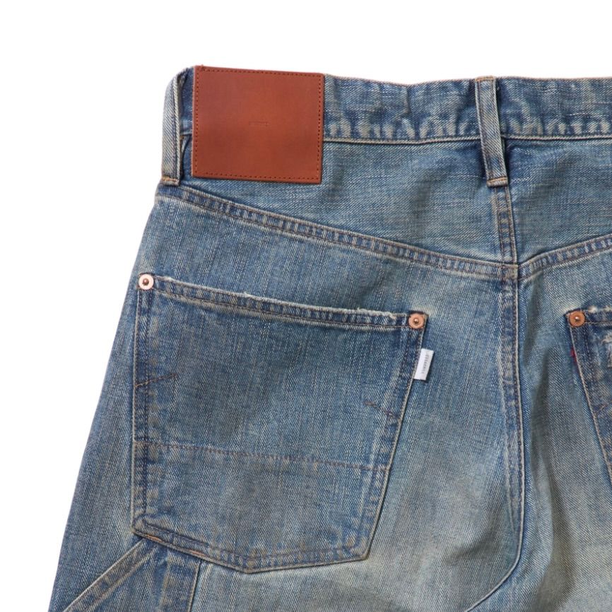 【残り一点】Distressed Modern Denim Double Knee Cut