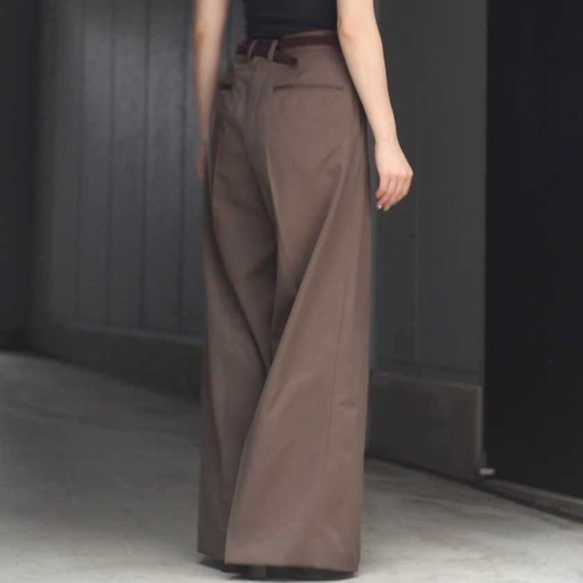 パンツ 25SS ssstein Extra Wide Trousers S ssstein / Extra Wide Trousers (Dark Brown) | twelve