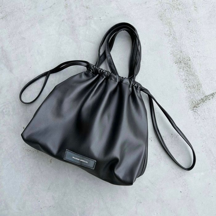 【残り一点】Vegan Leather 2way Purse Small Shoulder Bag