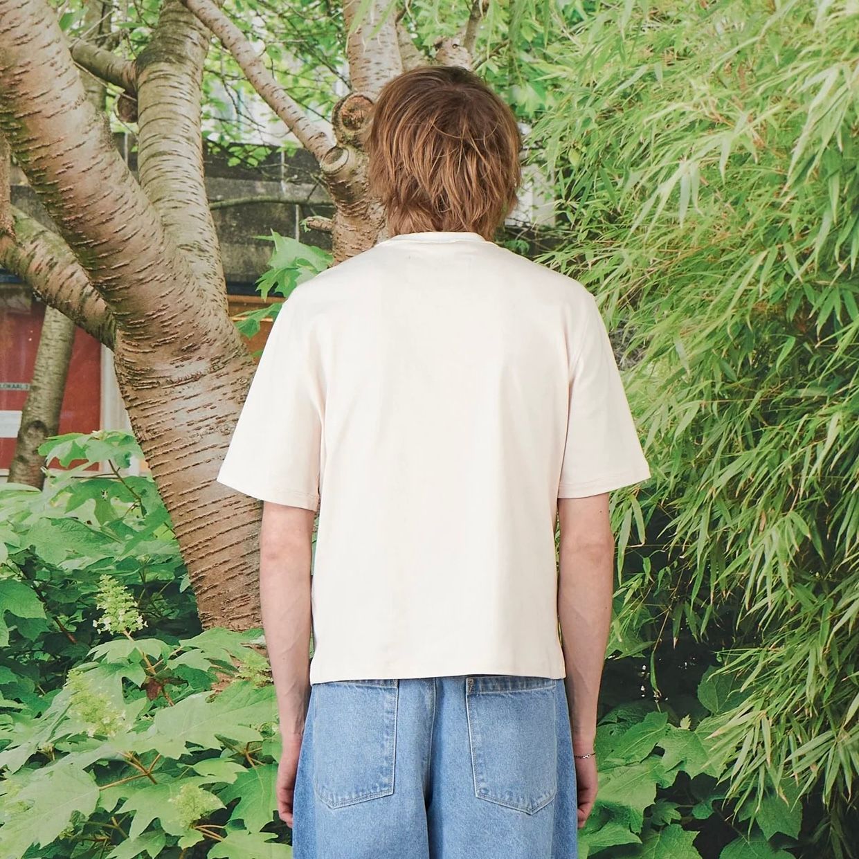 【関税込み】Camiel Fortgens ブラウン Normal 1/1 リブ Tシャツ CamielFortgensnormalteeoffwhit