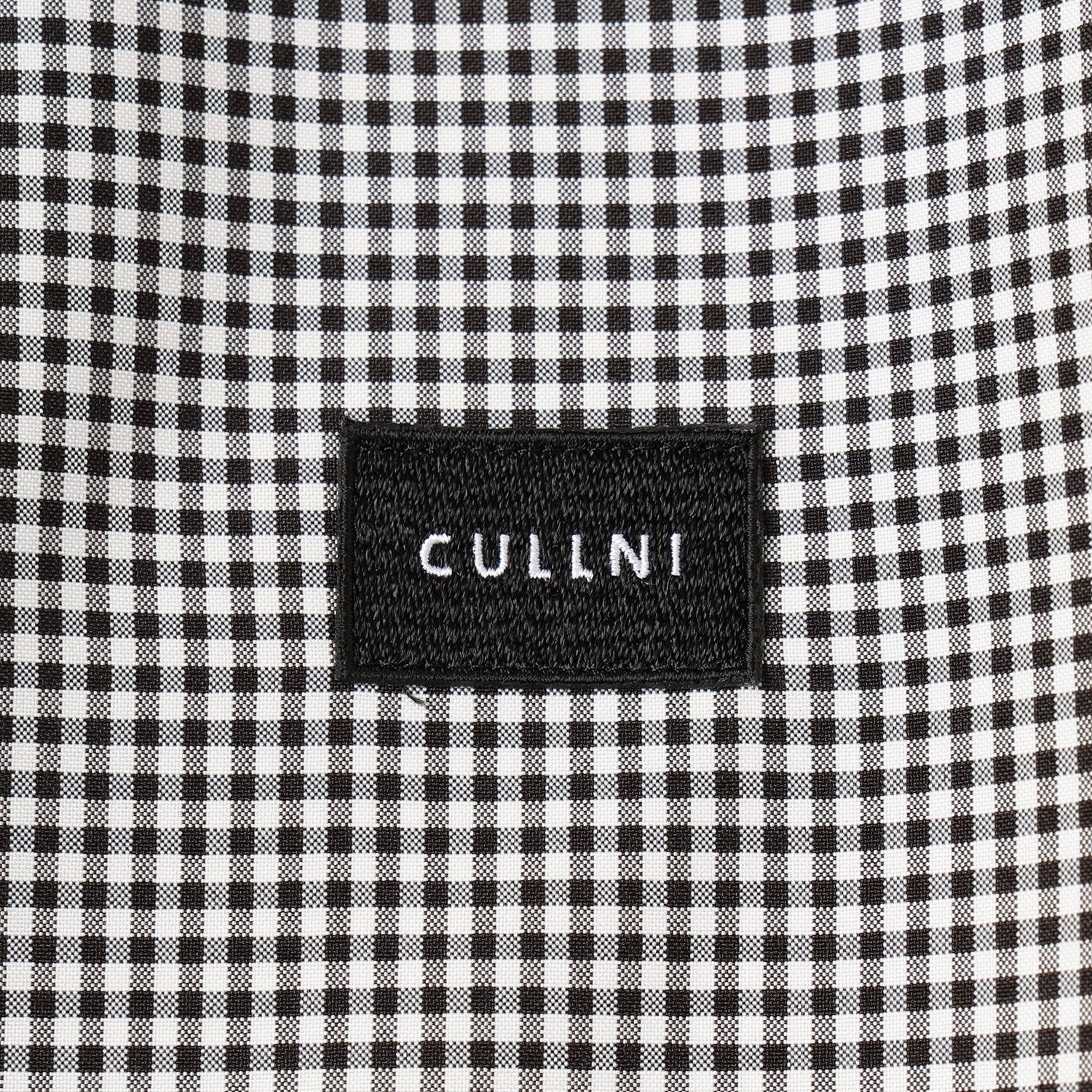 【残り一点】Gingham Check Front Fly Embroidery Patch Shirt