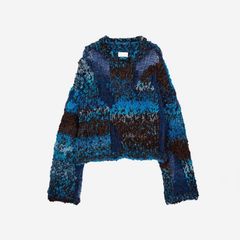 【残り一点】Mix Yarn Intarsia Knit