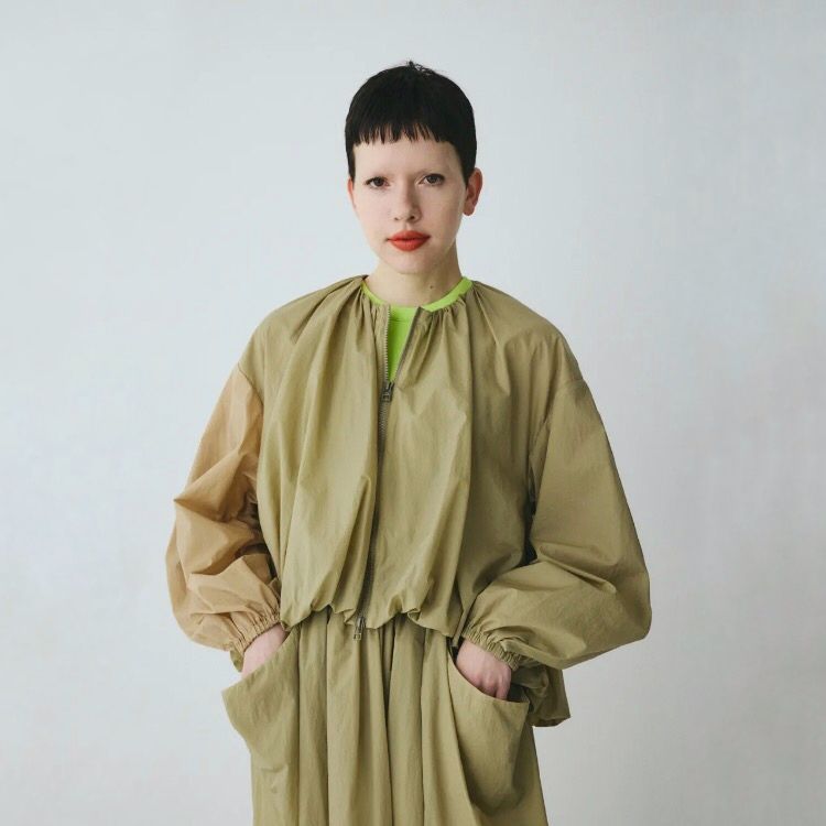 【残り一点】Balloon Hem Nylon Blouson