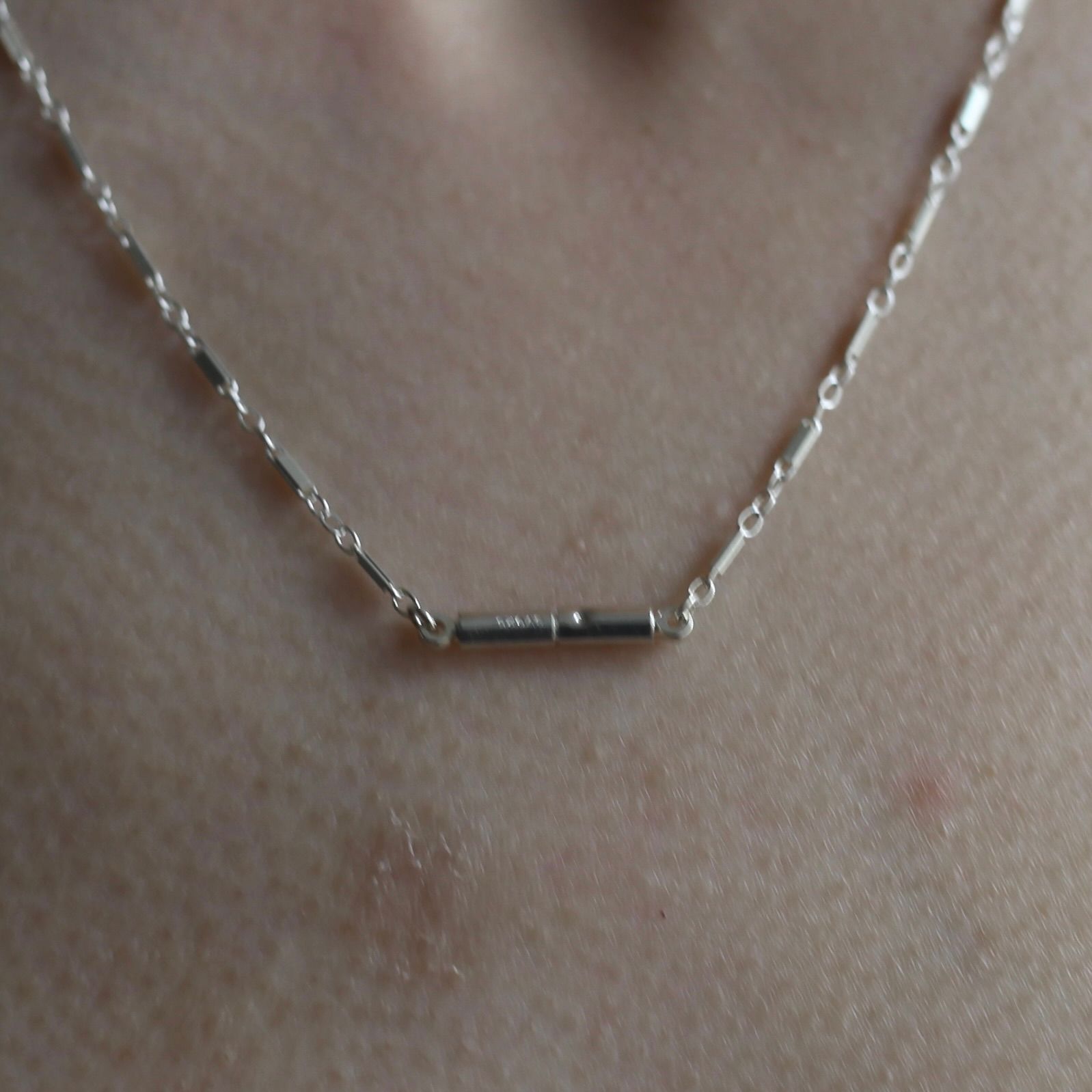 【残り一点】Bar&Link Chain Necklace