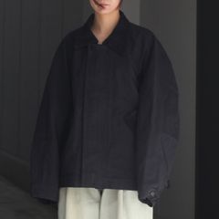 【残り一点】ダブルフェイスジップブルゾン