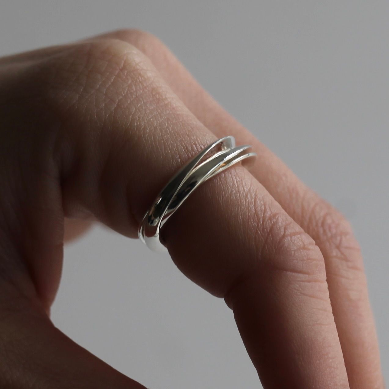 【残り一点】Oval Gimmel Ring