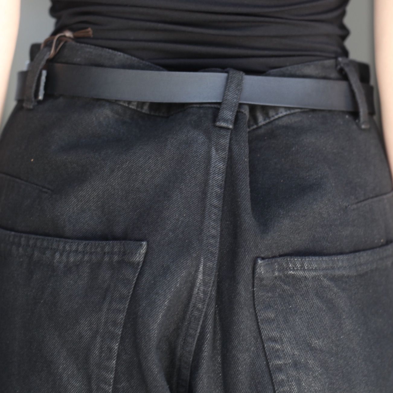 【残りわずか】3D Twisted Wide Leg Jeans