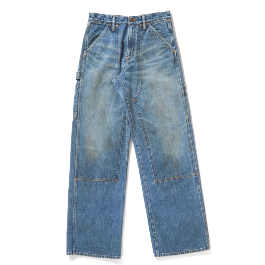【残り一点】Faded Modern Denim Pants Double Knee