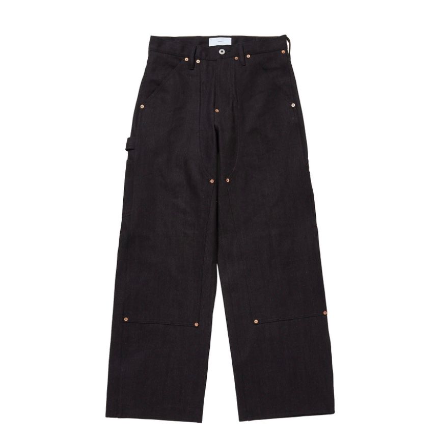 【残り一点】Twisted Heather Denim Pants Double Knee