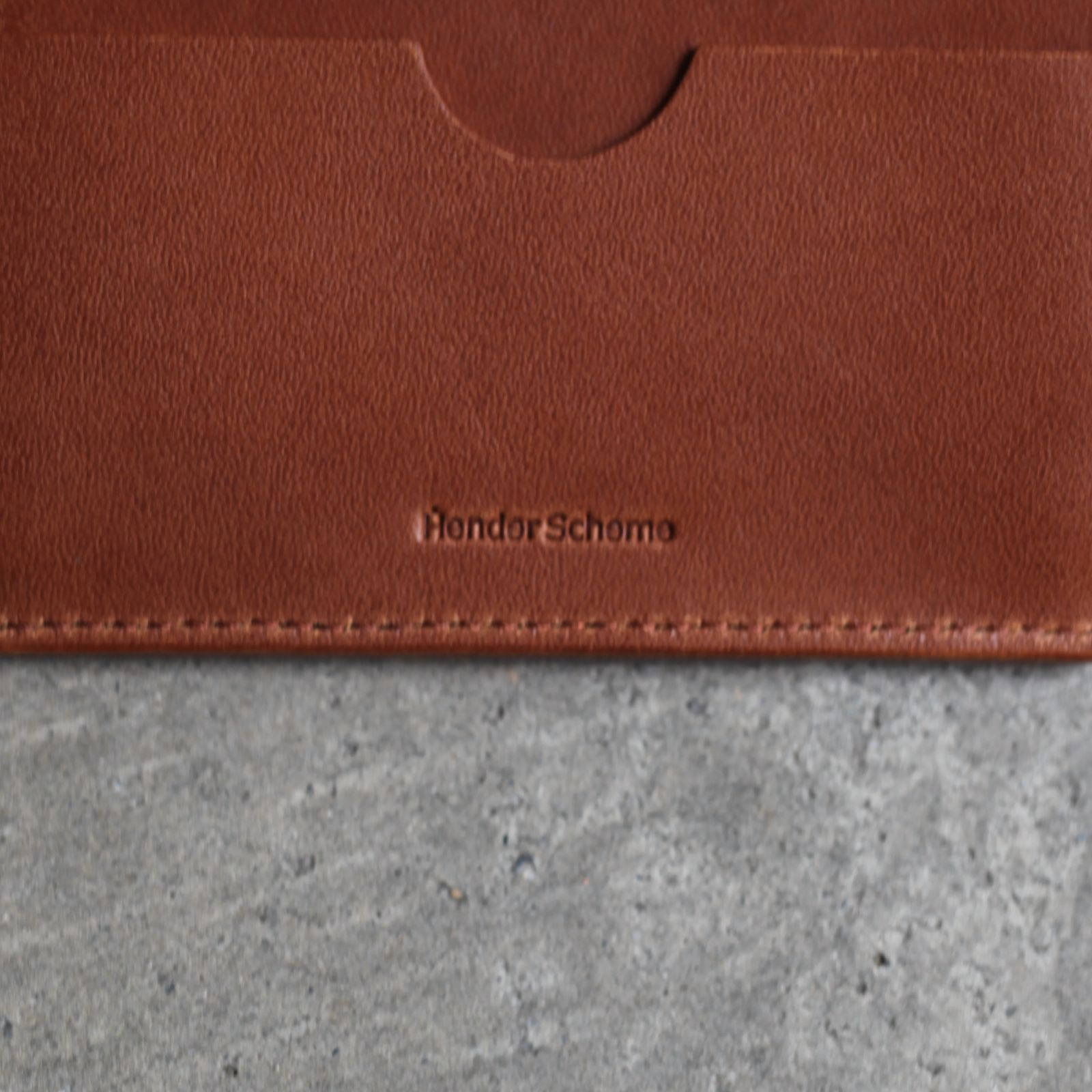 【残りわずか】Folded Card Case(BROWN)