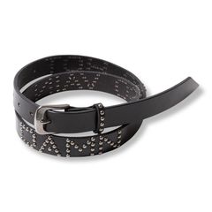 【残り一点】Round Studs Leather Narrow Belt(S.V.D.S.H)