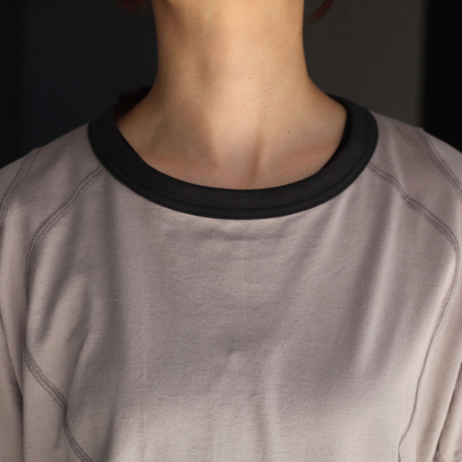 【残り一点】Panelled Half Sleeve Ringer T-Shirt