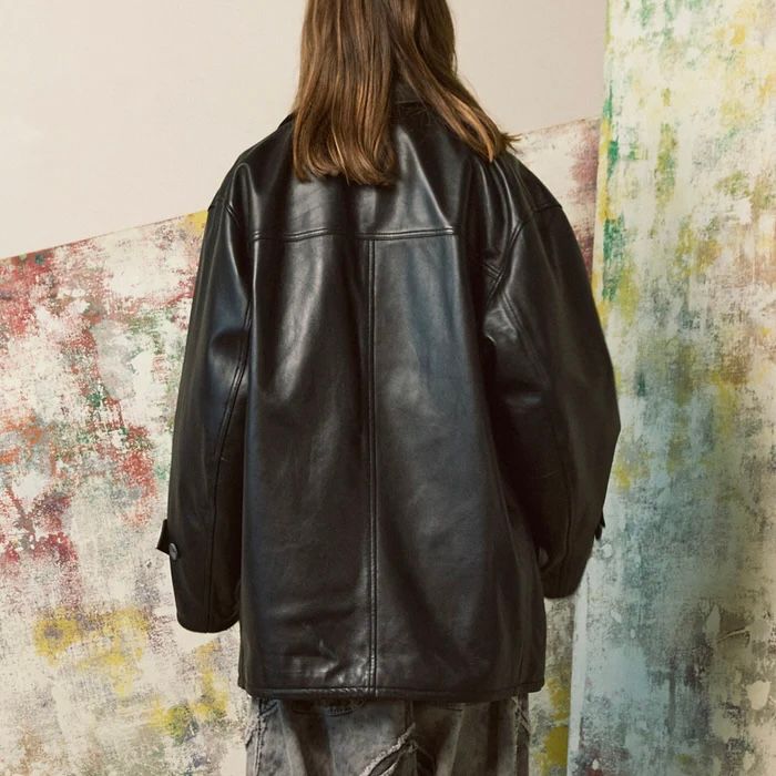 【残り一点】Sheep Leather Car Coat