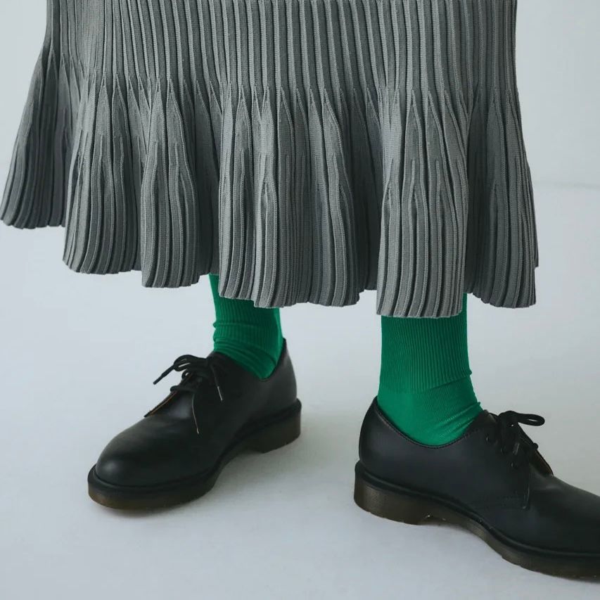 【残り一点】Pleated Hem Knit Skirt