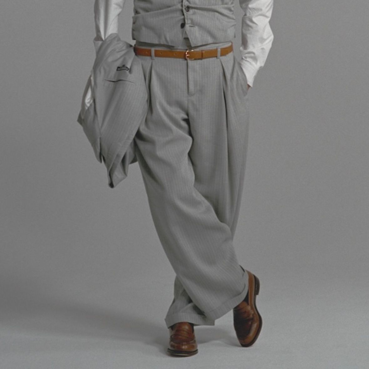 【残り一点】Double Inverted Tuck Trousers