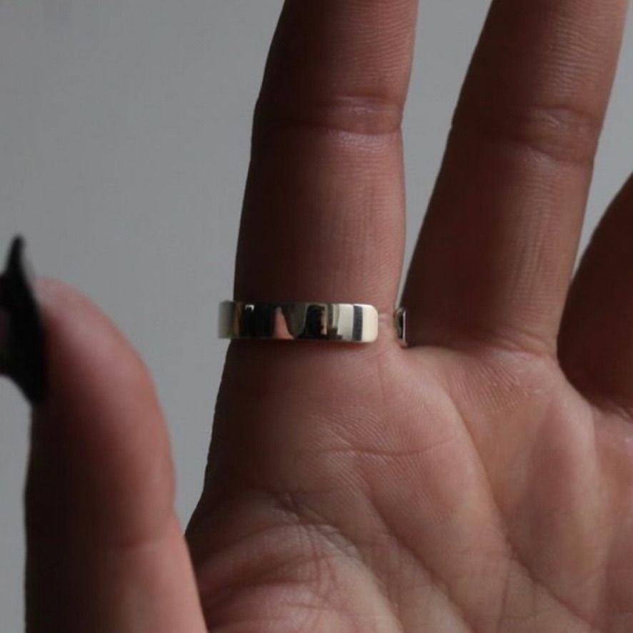 【残り一点】Vermeil Slash Ring(WHITE)