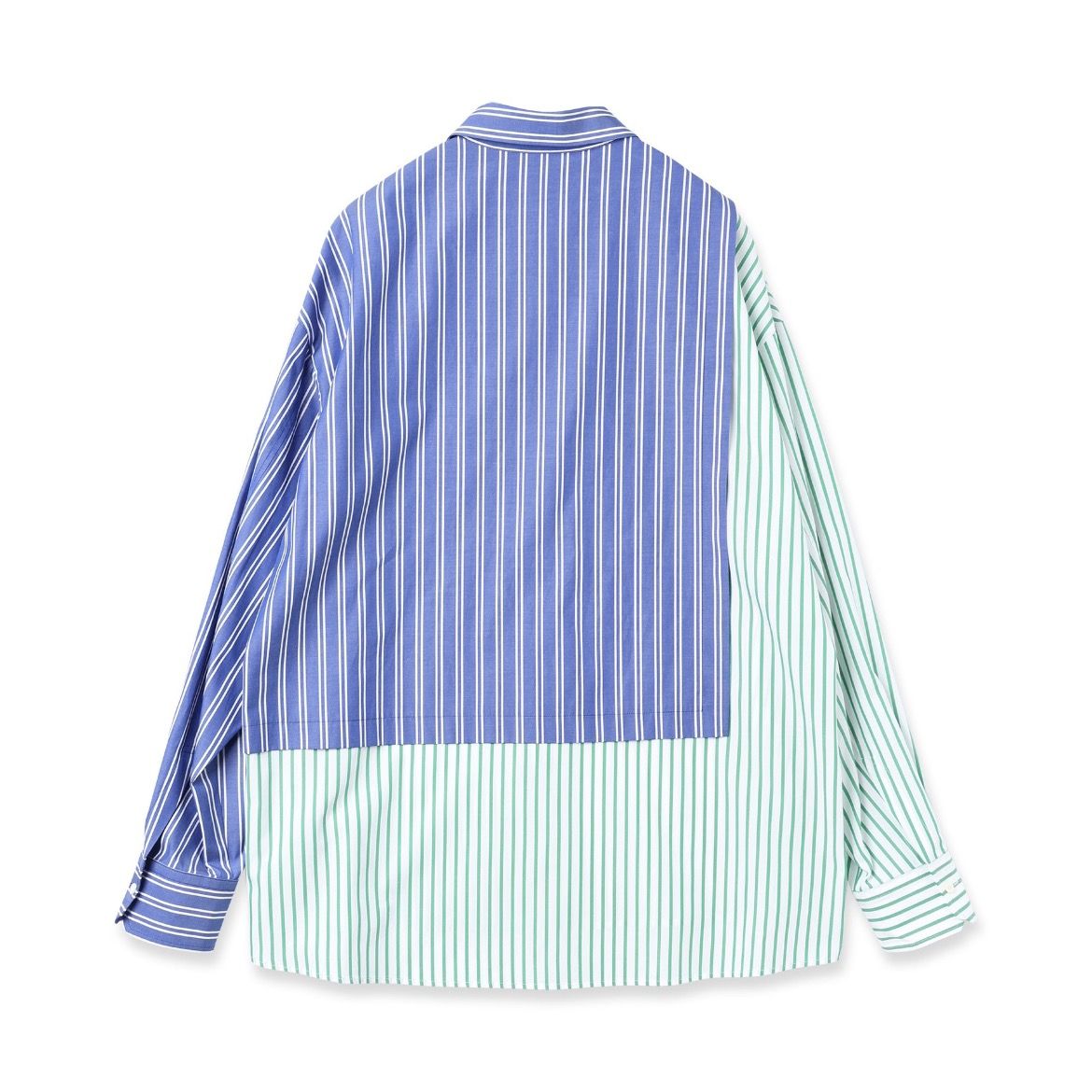 CULLNI - 【残り一点】Asymmetrical Cotton Stripe Shirt | ACRMTSM