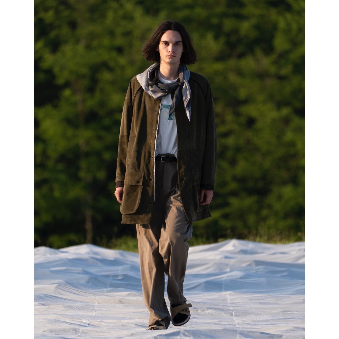 【残り一点】1 Pleated Wide Tapered Trousers