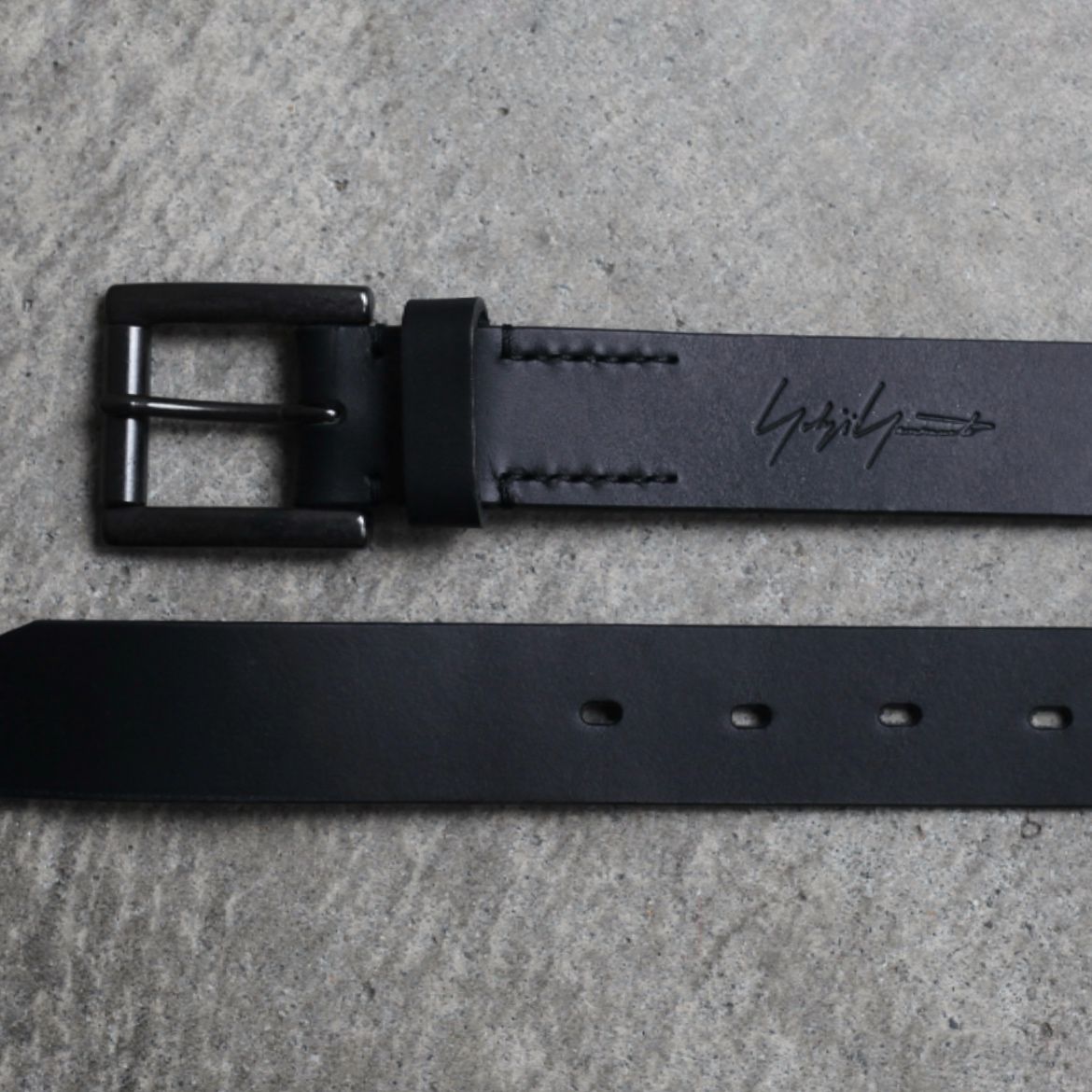 Yohji Yamamoto - 【残り一点】マットソフトオイルレザー30mm