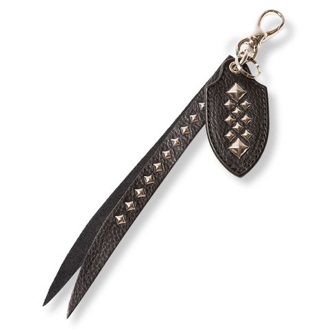【残りわずか】Studs Leather Short Key Ring