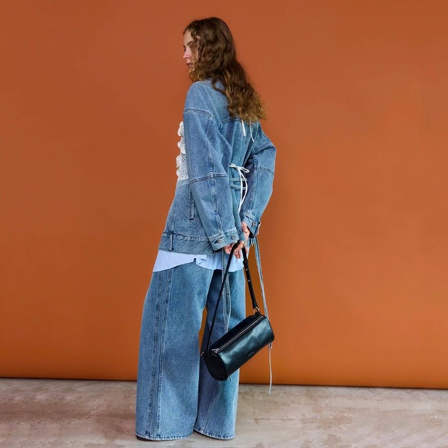 【残り一点】ナローダブルジップボストン