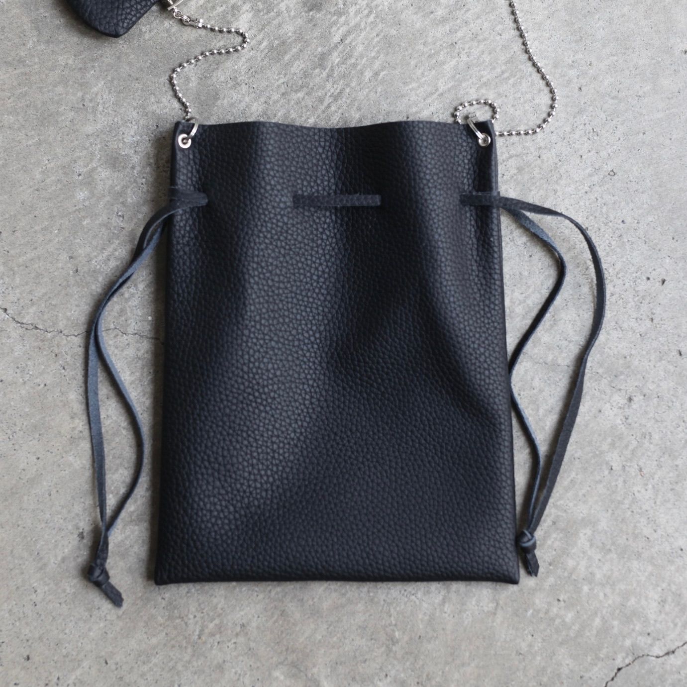 【残り一点】Chain Pouch & Frame Purse(ODD_COW SHRINK)