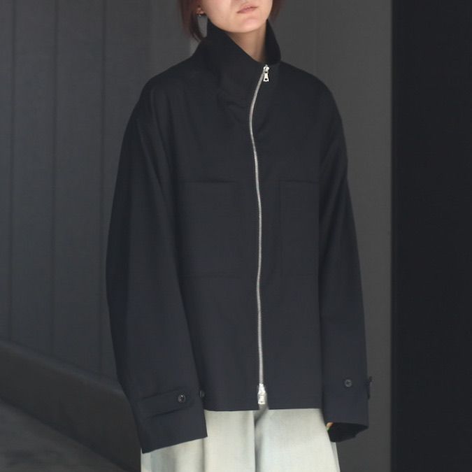 【残りわずか】Drizzler Zip Up Jacket(2/72 WOOL GABARDINE)